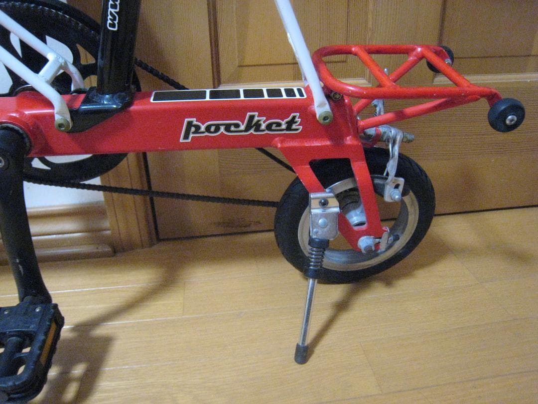 【ジャンク】８インチ折りたたみ自転車　OXエンジニアリング　ポケット