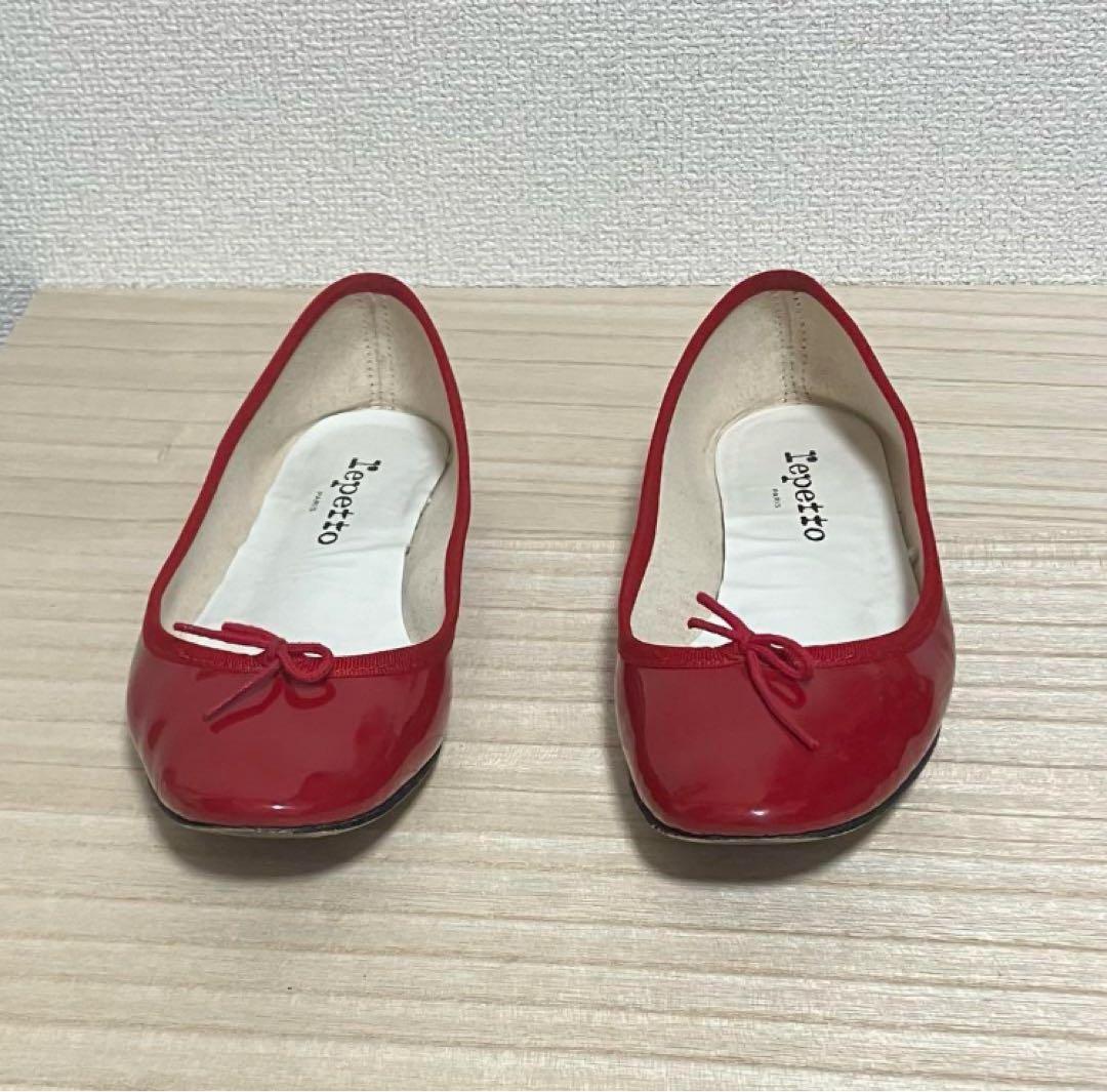 レペット エナメル バレーシューズ 24.7cm