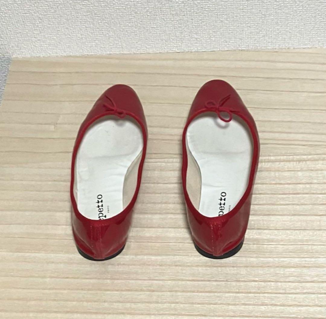 レペット エナメル バレーシューズ 24.7cm