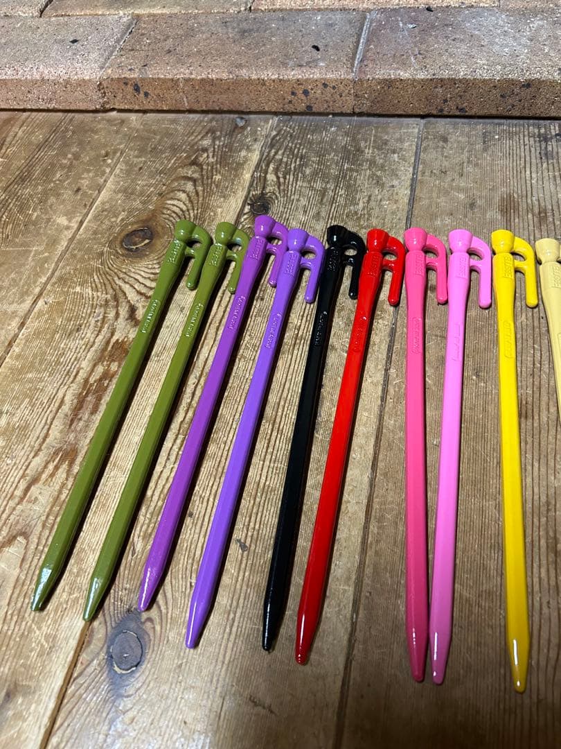 m*a様 エリッゼステーク　28cm ２７本　３本のみ使用　ペグハンマー