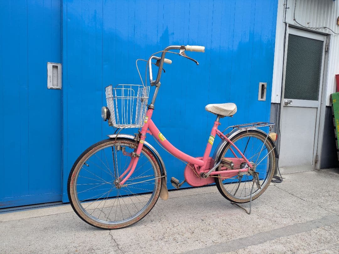 昭和 レトロ 自転車 ママチャリ ２２インチ 　名古屋配送OK