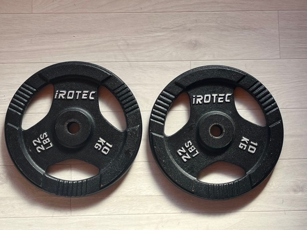 iROTECアイロテックダンベルプレート 10KG×2