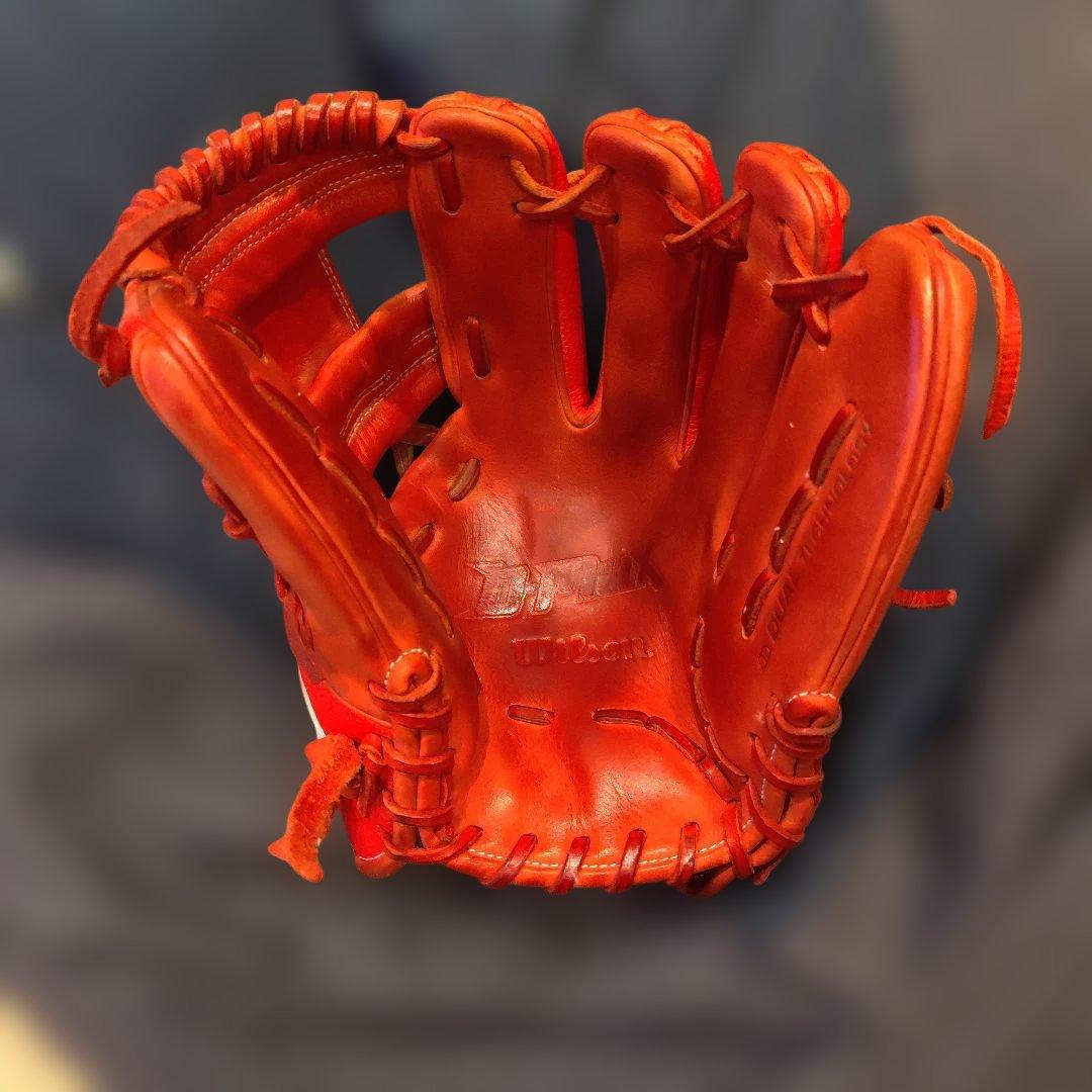 Wilson 軟式グローブ　86型 スーパースキン 赤