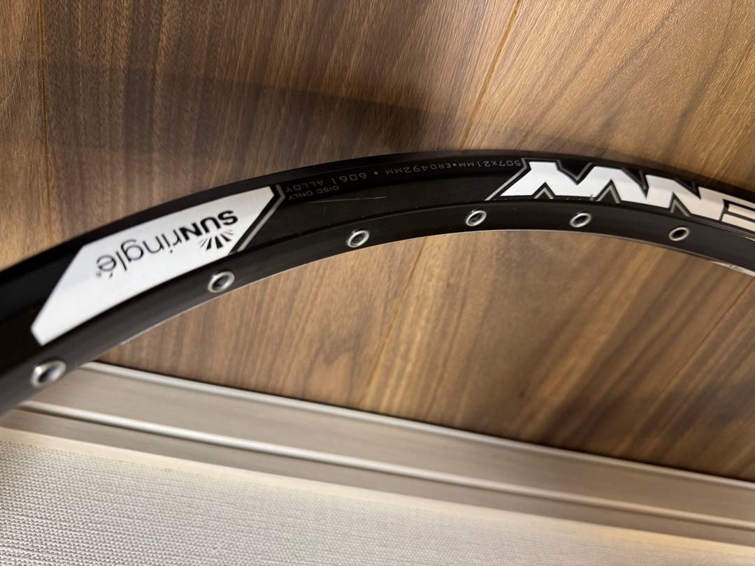 SUN RINGLE ENVY RIM 24\" 36H スポーク付き