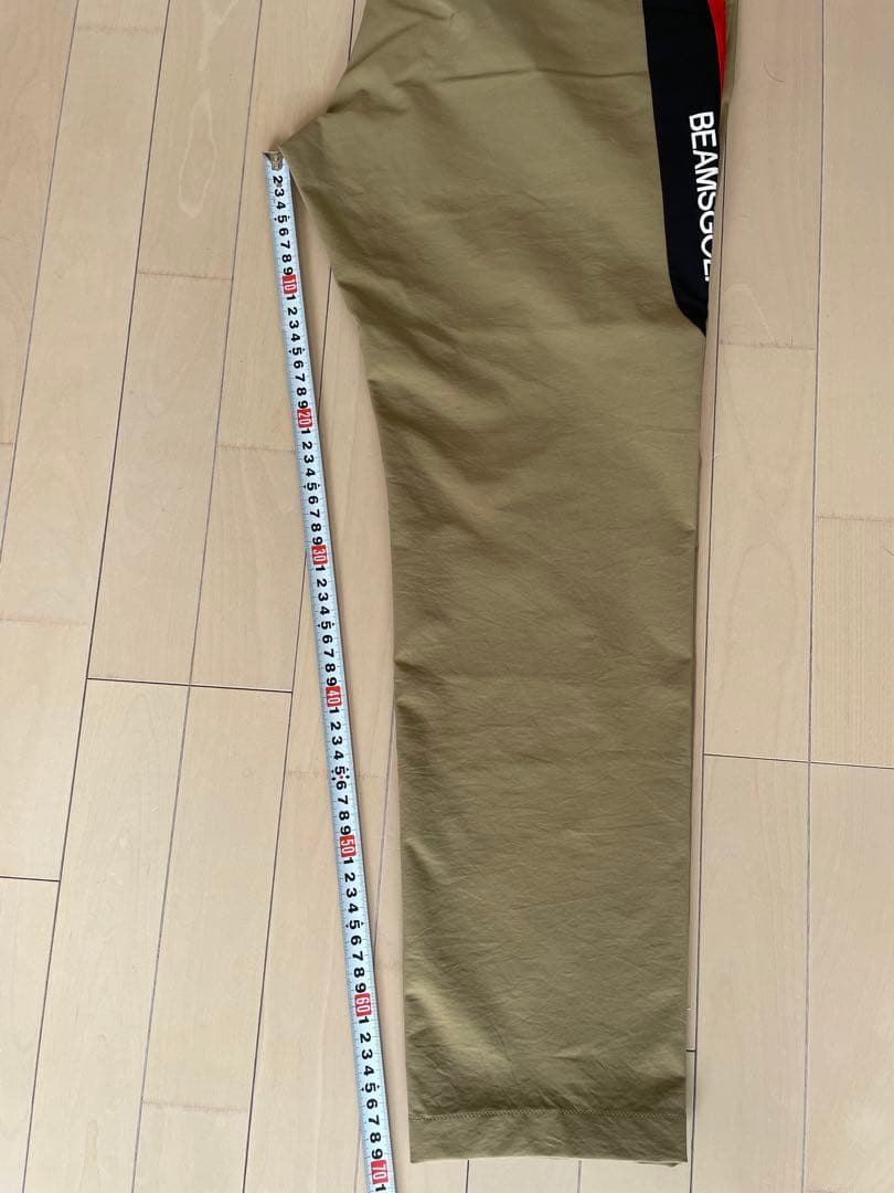 極美ビームスゴルフベージュ パンツ メンズL