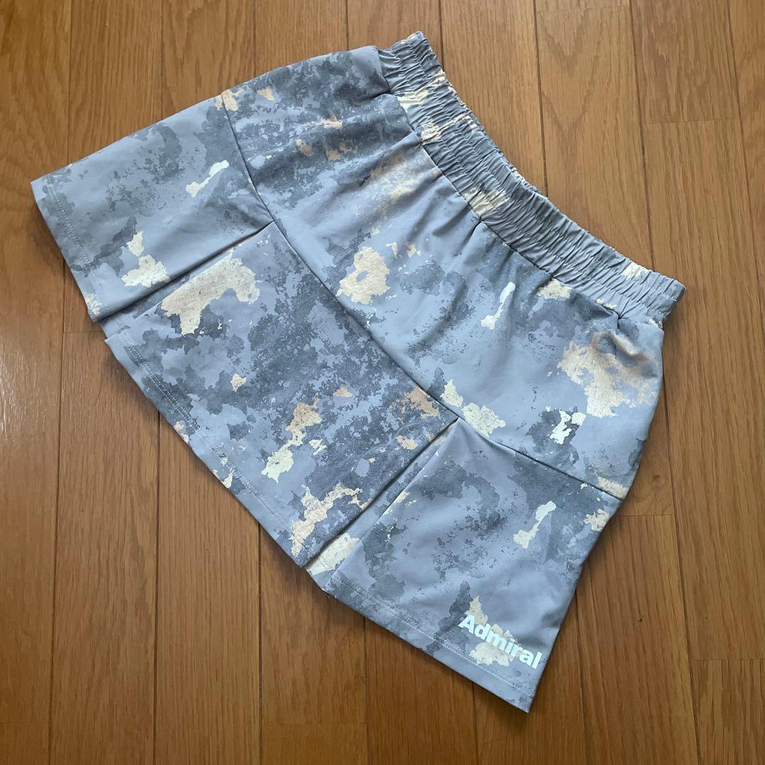 Admiral テニスウェア カモフラージュ プリーツスカート S レディース