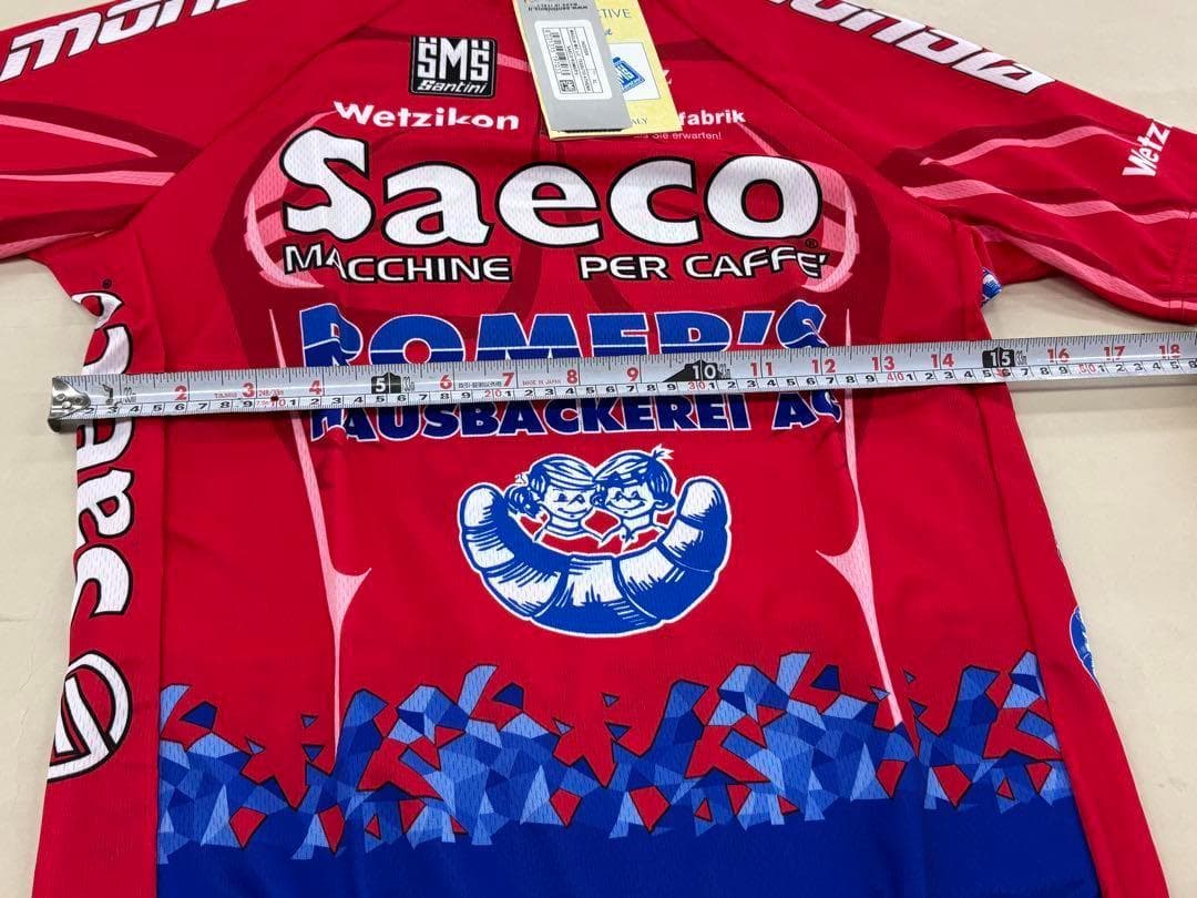 370【新品】SANTINI　SAECO　半袖サイクルジャージ　XL