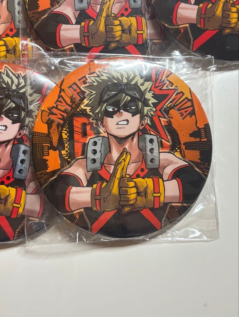 僕のヒーローアカデミア 爆豪勝己 原作缶バッジ17個
