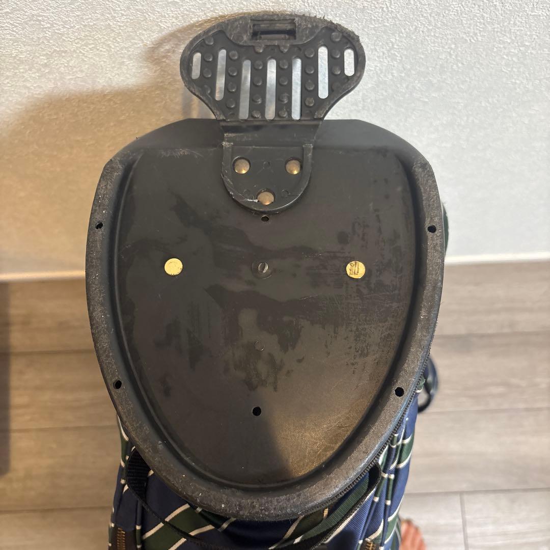 【中古】アドミラル キャディバッグ ネイビー系 ストライプデザイン