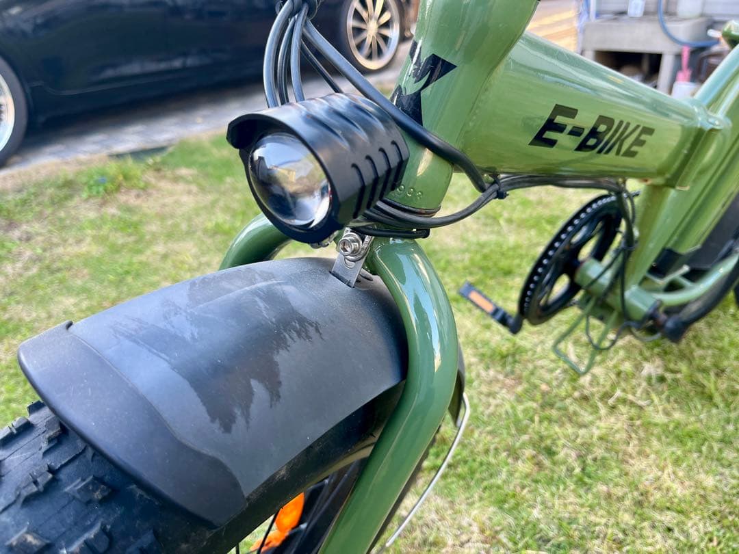 E-BIKE 電動アシスト自転車 オリーブグリーン
