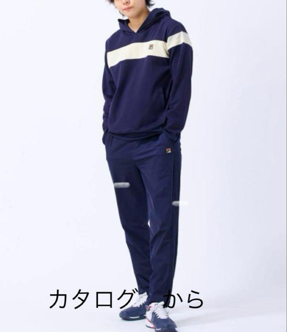 FILAテニス フーディメンズ オフホワイトM