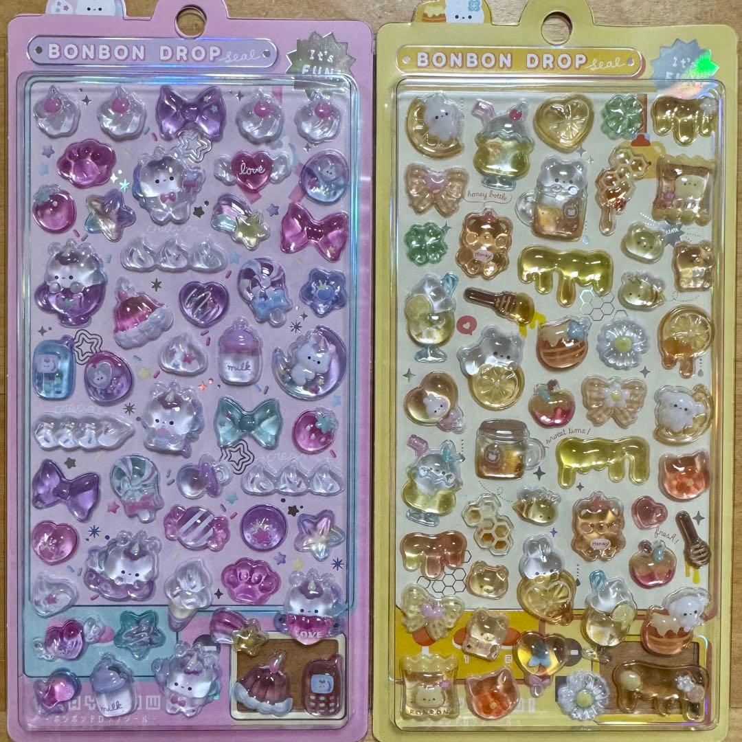 【正規品】 ボンボンドロップシール はちみつ しまえな にーはお ゆにこん 4種