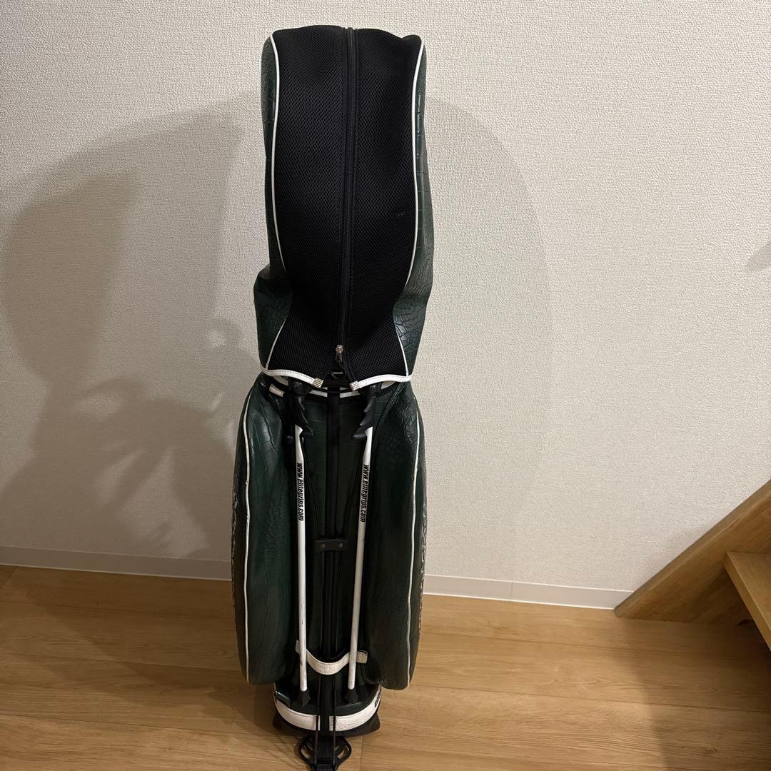elite grips 限定ツアーモデルキャディバッグ 緑/白 日本国旗