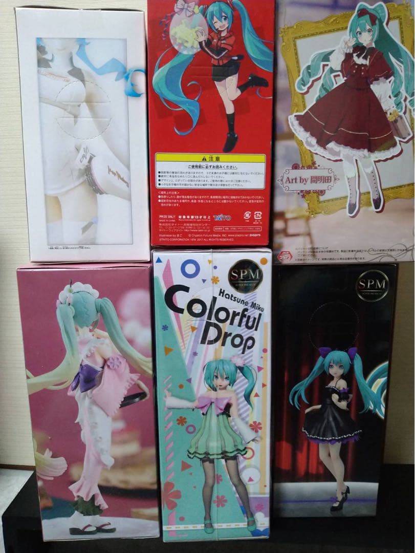初音ミク フィギュアまとめ売り　6点　未開封 プライズ景品