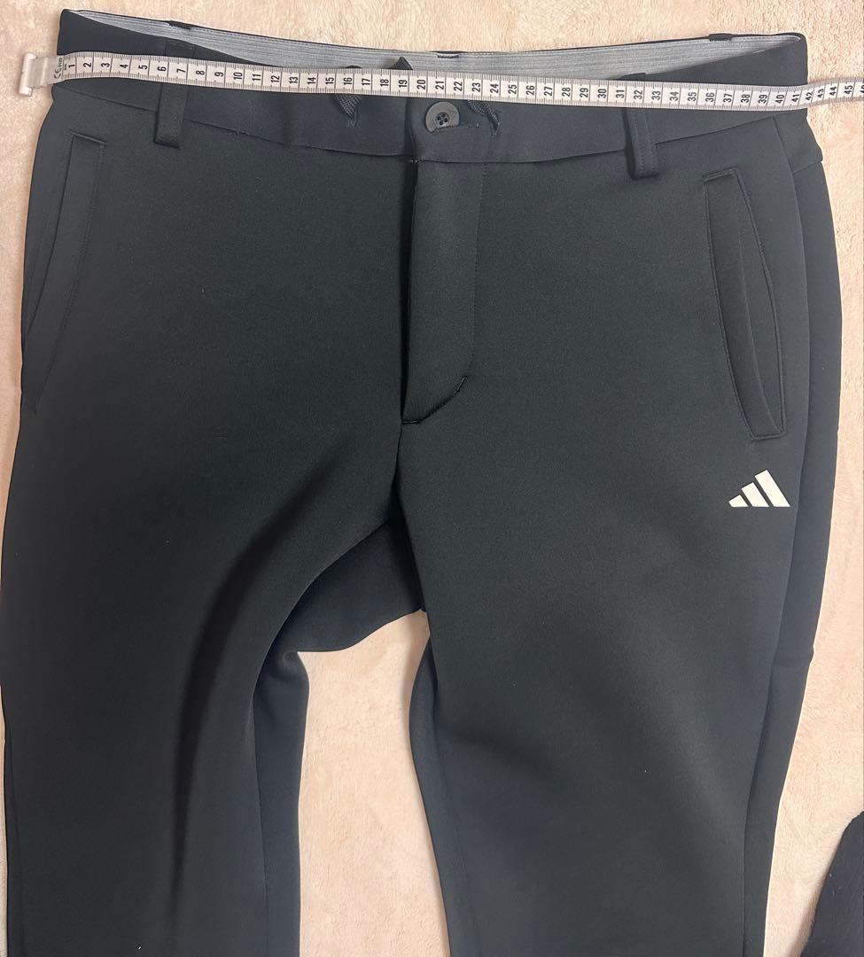 adidas ゴルフ 上下メンズ XL ブラック セットアップ ジョガーパンツ