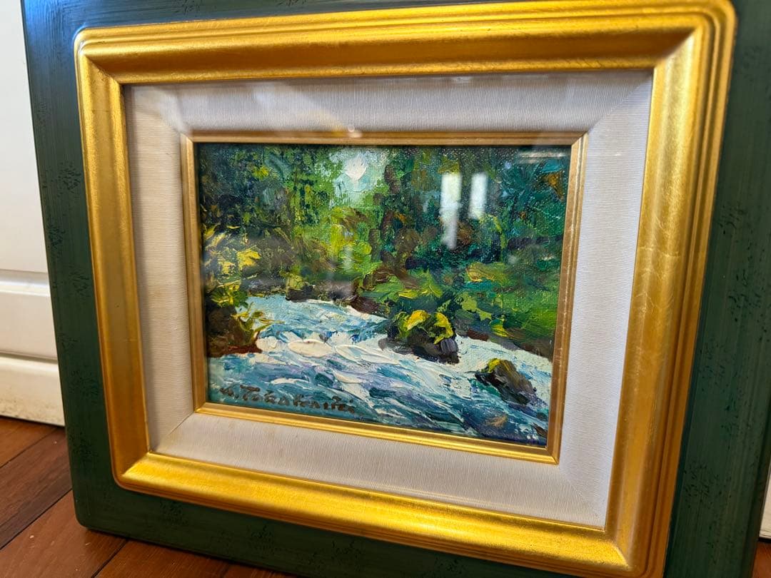 39.「奥入瀬」髙橋一善 油絵