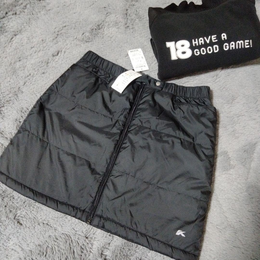 FILA♡kasco モックネック*フリース♡中綿*スカート♡M　ゴルフ テニス
