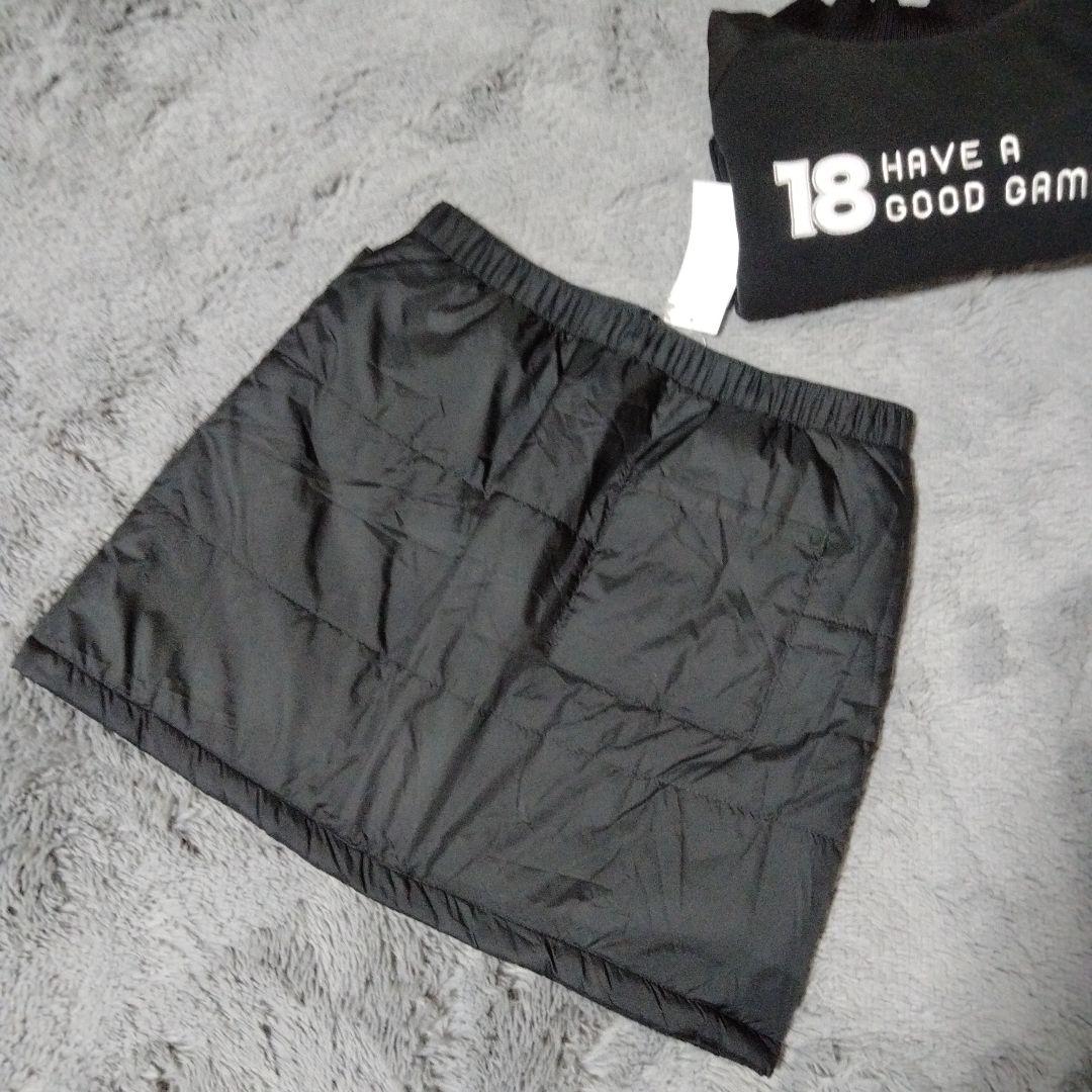 FILA♡kasco モックネック*フリース♡中綿*スカート♡M　ゴルフ テニス