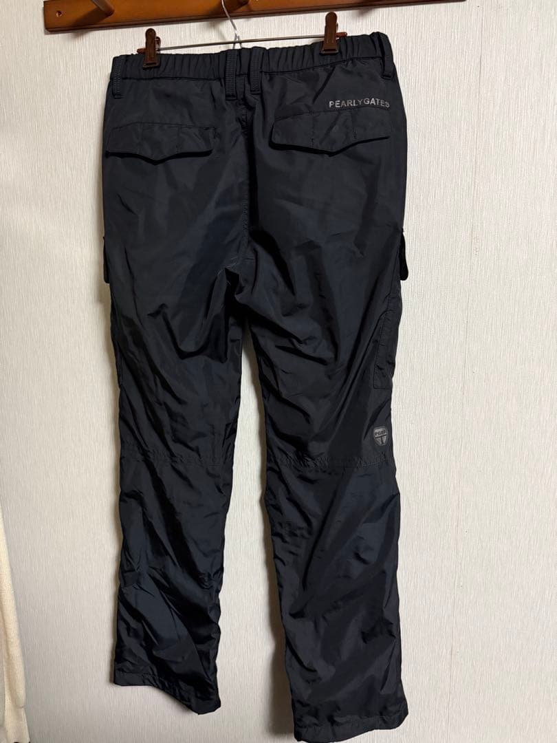 中古 美品 サイズ5 パーリーゲイツ ナイロンパンツ 裏起毛