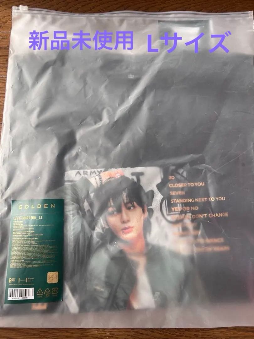 BTS ジョングク ゴールデン 長袖Tシャツ　Lサイズ