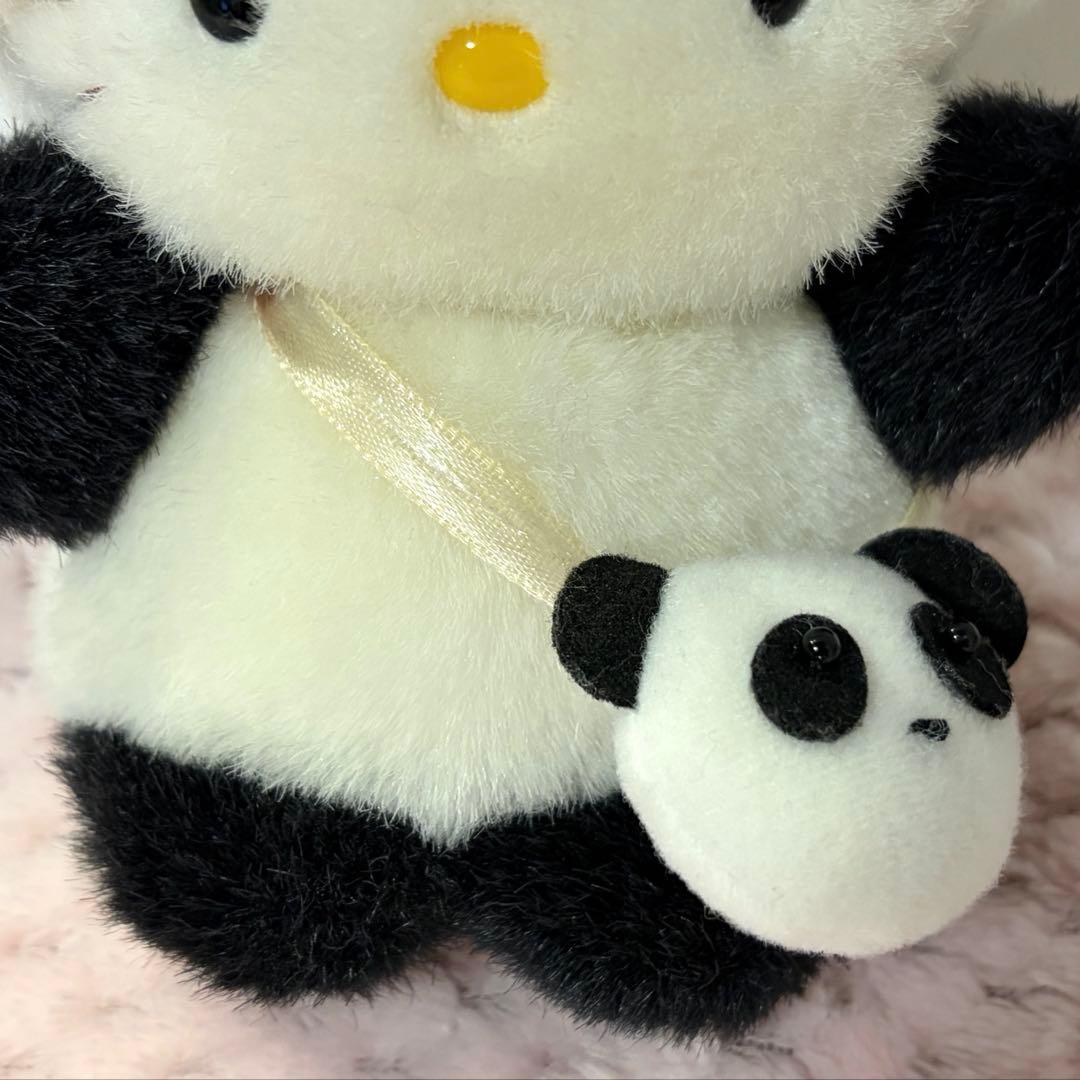 ハローキティ レトロ　パンダ 着ぐるみ　ぬいぐるみ