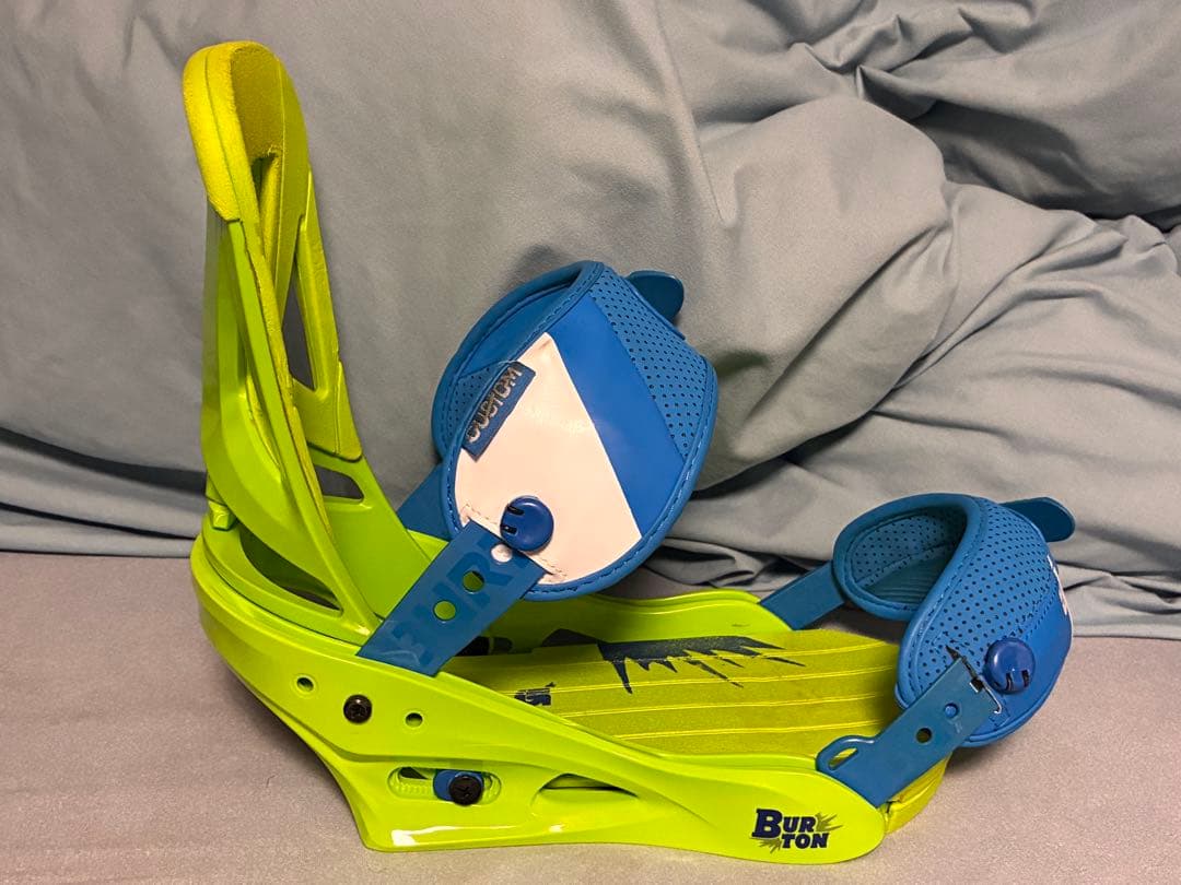 BURTONバインディング【カスタムCUSTOM（メンズM）】黄緑×青