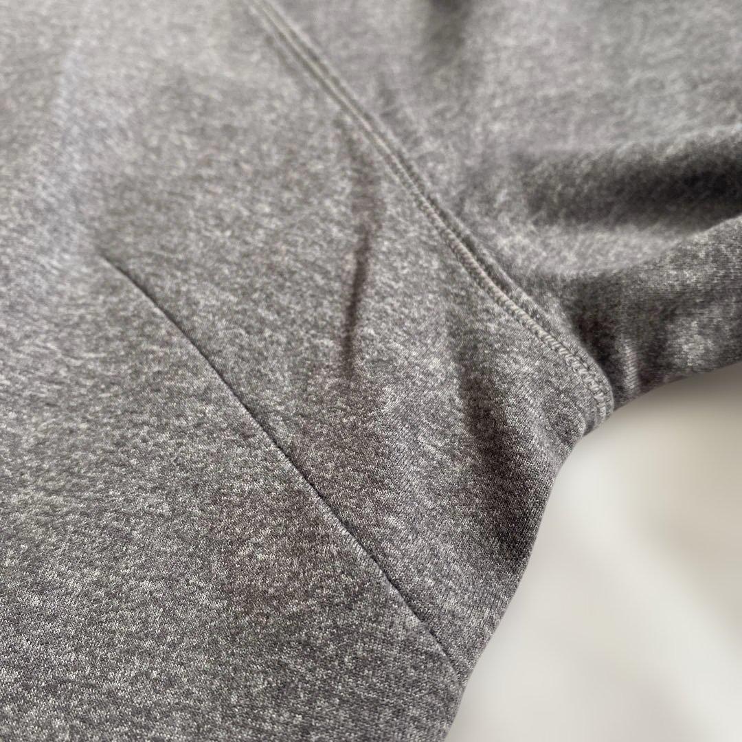 ルルレモン　lululemon グレー ハイネックジャケット サイドポケット付き