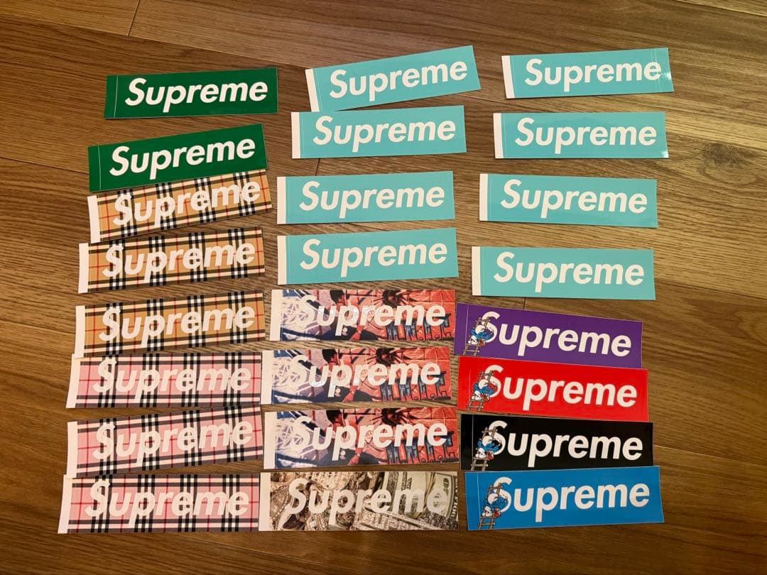 Supreme ステッカー まとめ売り（Tiffany, Burberry他）