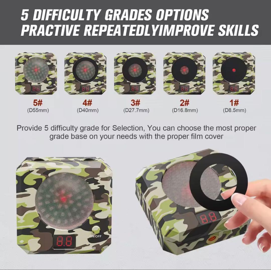 レーザーボアサイター 12GA 射撃 トレーニング機能付 受光ターゲット セット