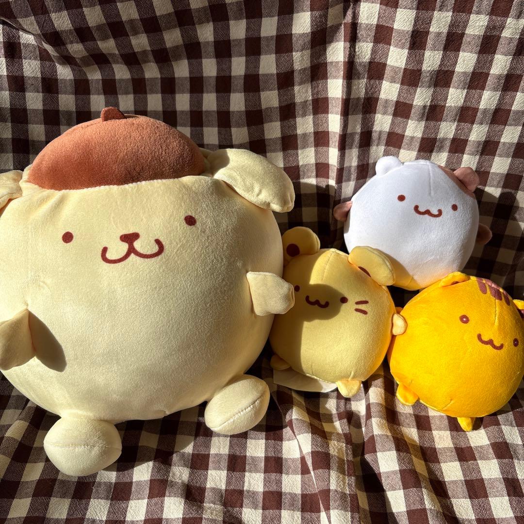 ポムポムプリン ３点まとめ売り　ぬいぐるみ　サンリオ　Sanrio