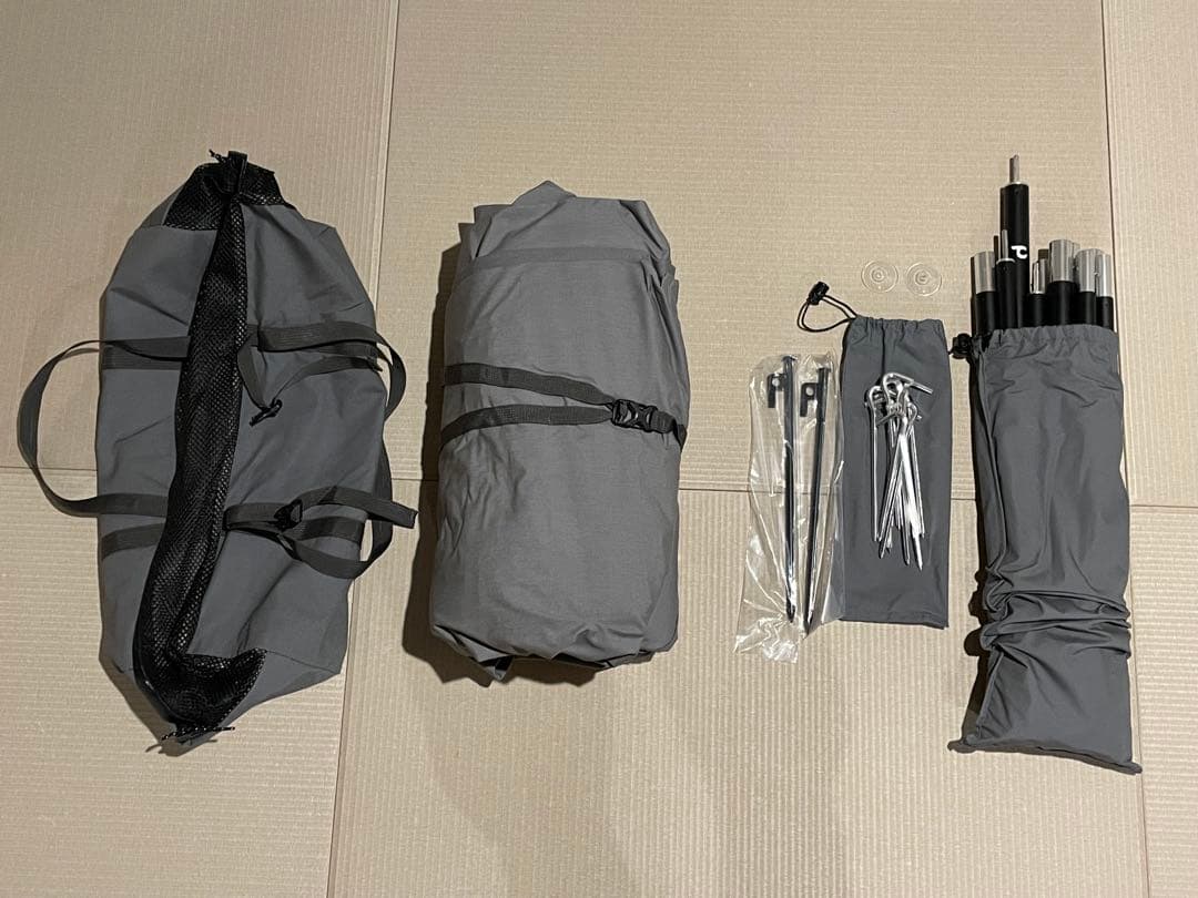 東京クラフト ダイヤフォートTC ソロテント グレー インナーテント付