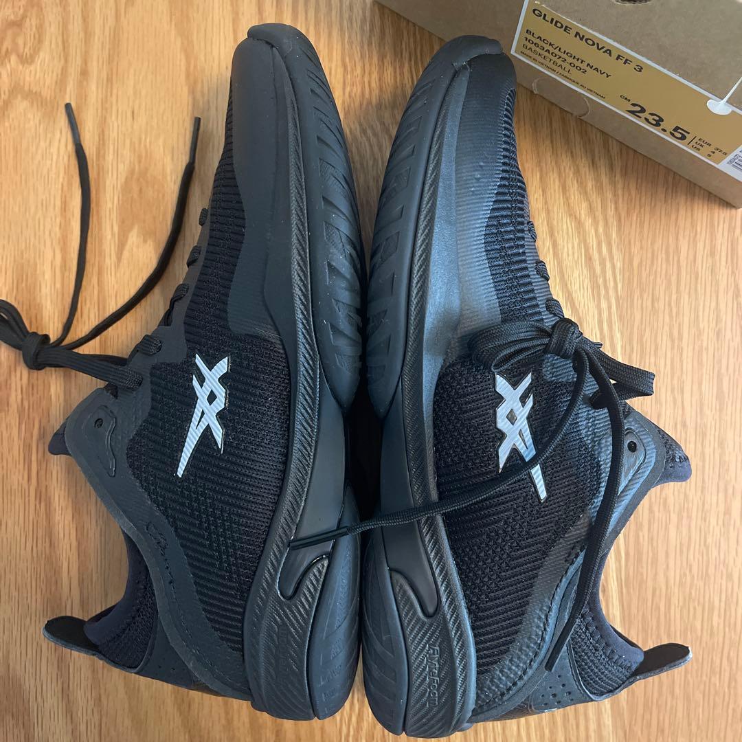ASICS GLIDE NOVA FF 3バスケットシューズ 23.5cm 黒