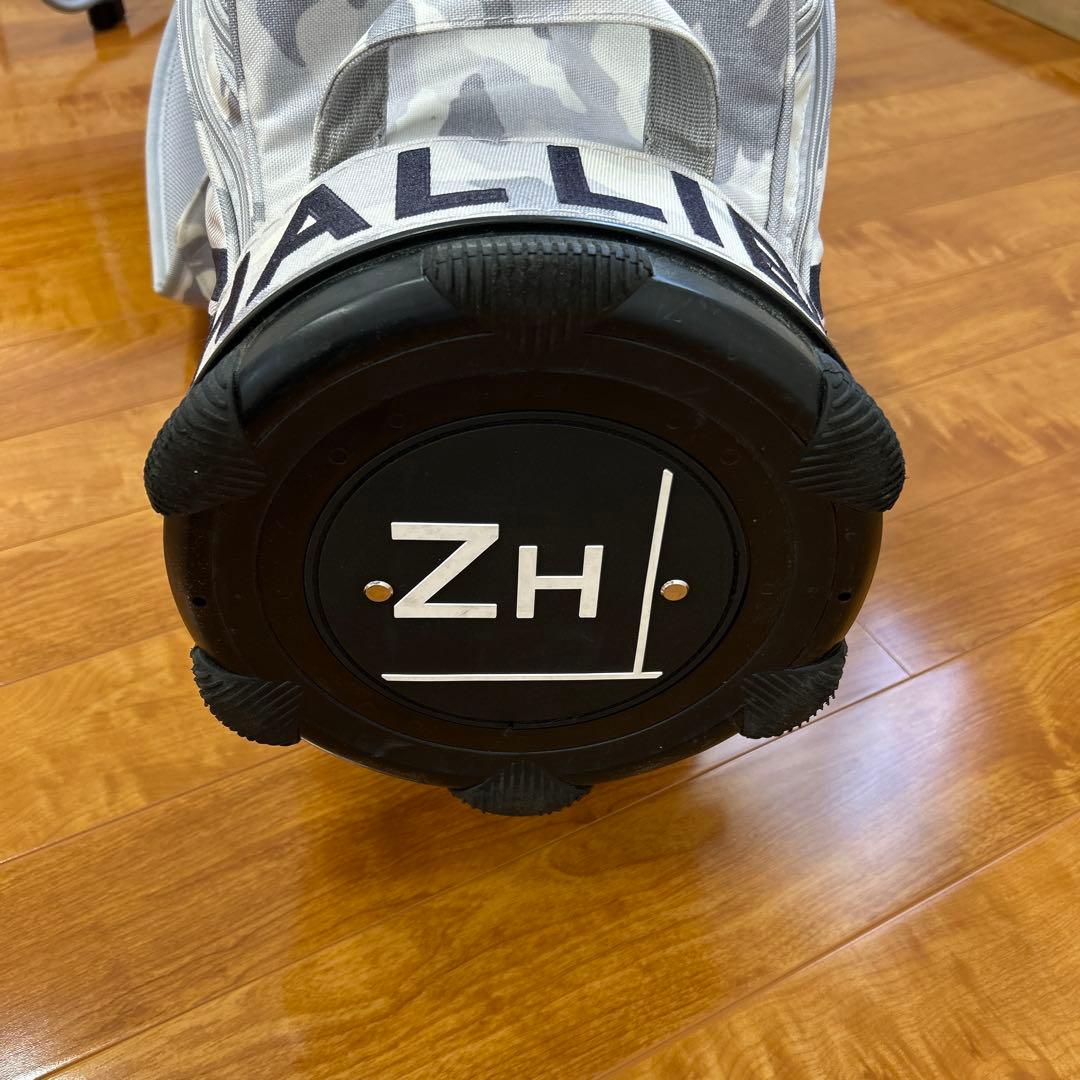 ZERO HALLIBURTON ホワイトカモキャディバッグ　コーデュラナイロン