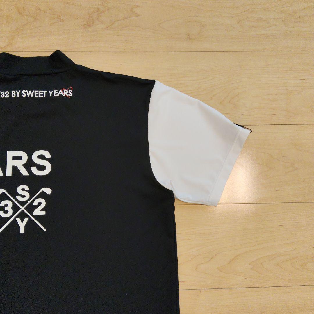 【L】 美品 SY32 BY SWEET YEARS GOLF 半袖モックネック