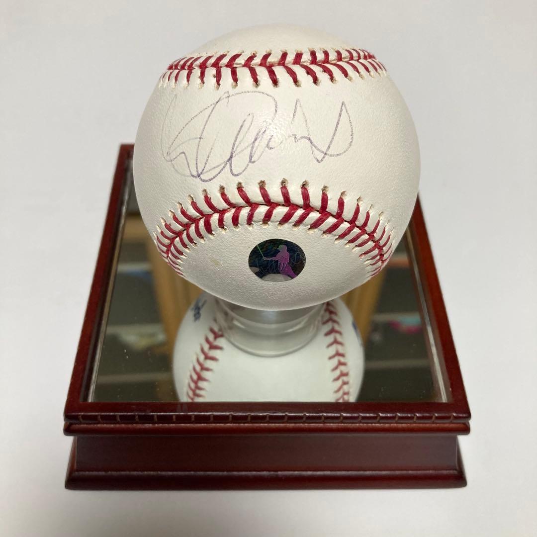 イチロー 選手　直筆サイン　MLB公式球　ガラスケース(紫外線保護)付