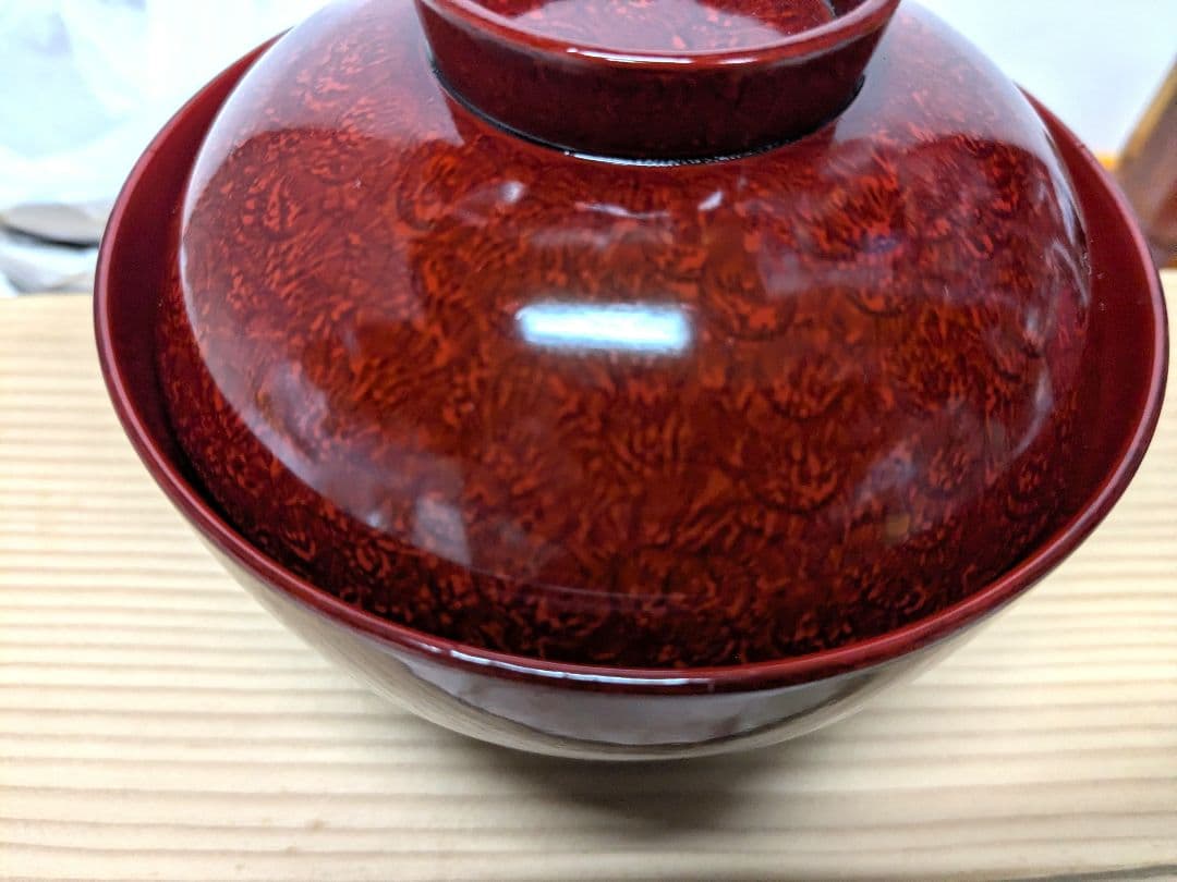 高級香川·後藤塗·うるし雑煮椀5個セット桐箱入り