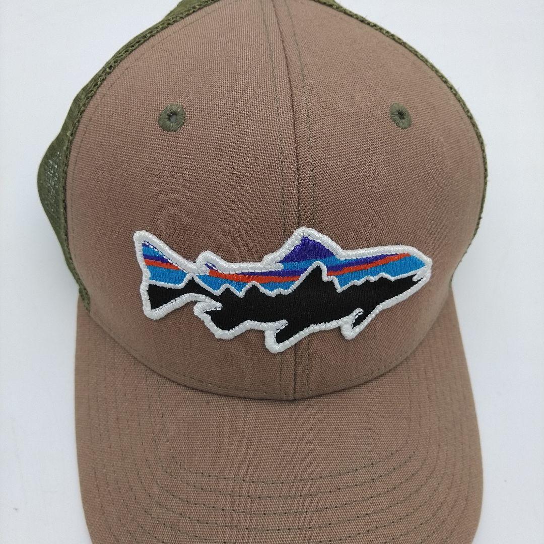 ほぼ新品　パタゴニア　フィッツロイ　トラッカーハット　キャップ　帽子　フィッシュ