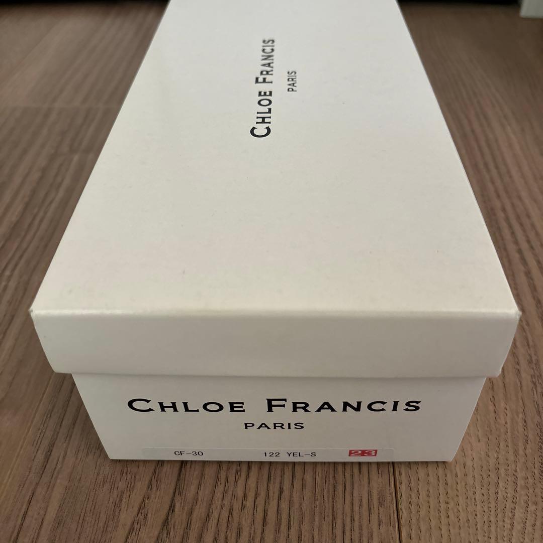CHLOÉ FRANCIS イエロー リボン付きバレエシューズ  23cm