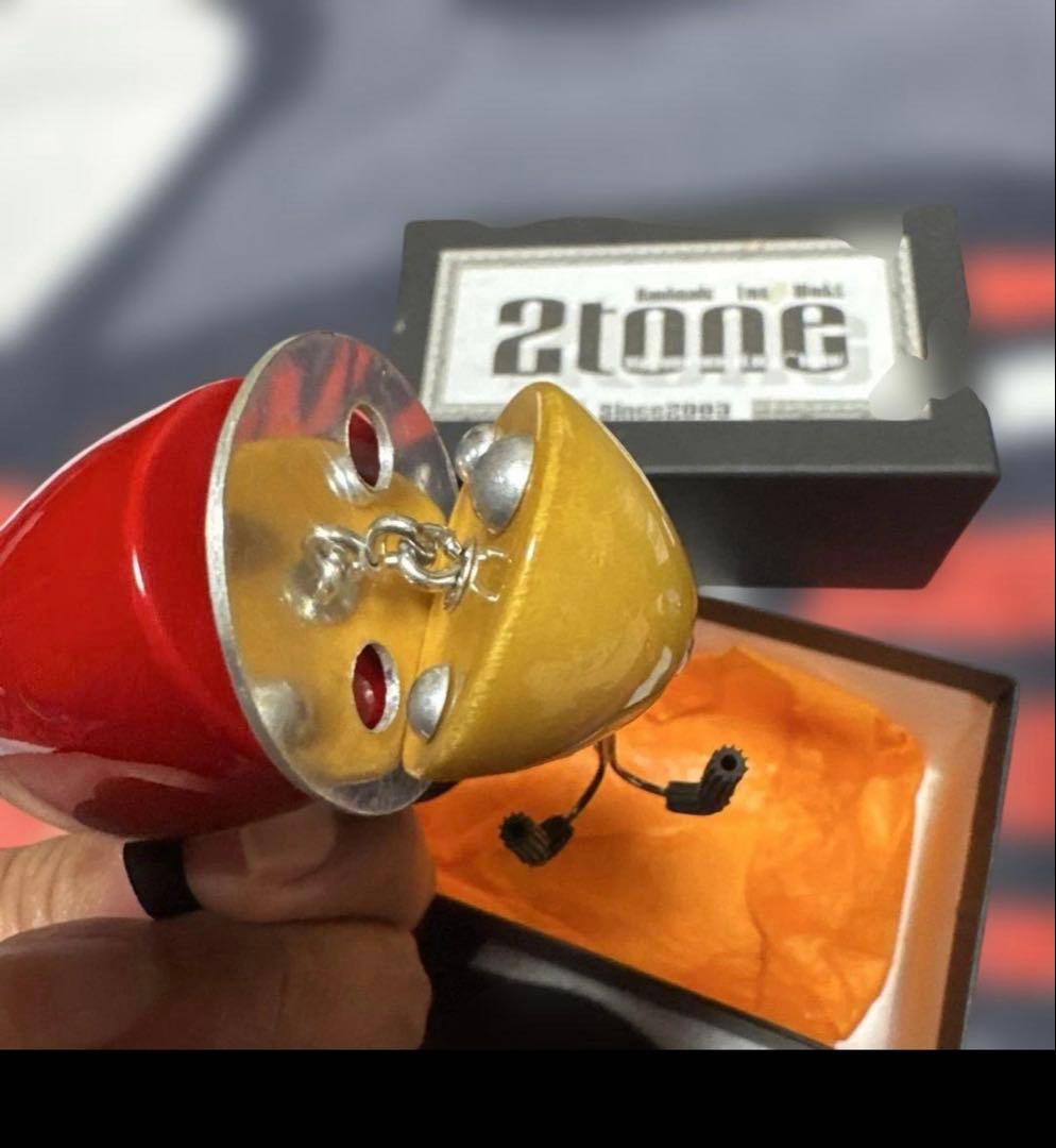 2tone リップ付き2連結ノイジー レッドヘッド 新品
