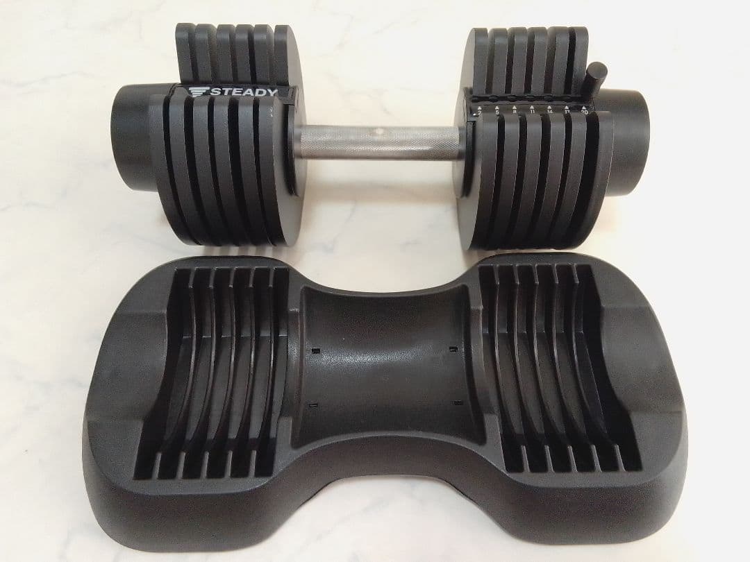 STEADY 可変式ダンベル 20kg ！②と同時購入のみ購入可！ ①