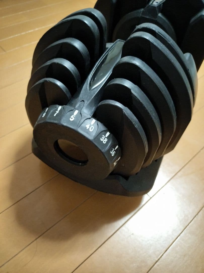 【4R】可変式ダンベル 40kg*2個 1/2② アジャスタブルダンベル