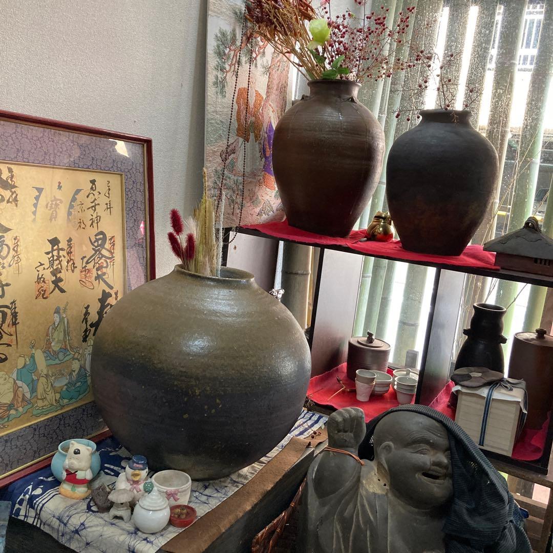 古備前骨董種壺です。江戸初期の素晴らしい壺。
