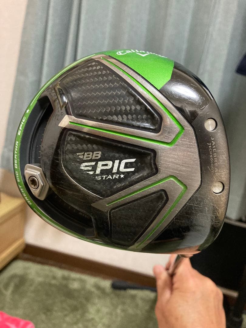 キャロウェイEPICエピック　ドライバー9.5°flex SRヘッドカバーレンチ