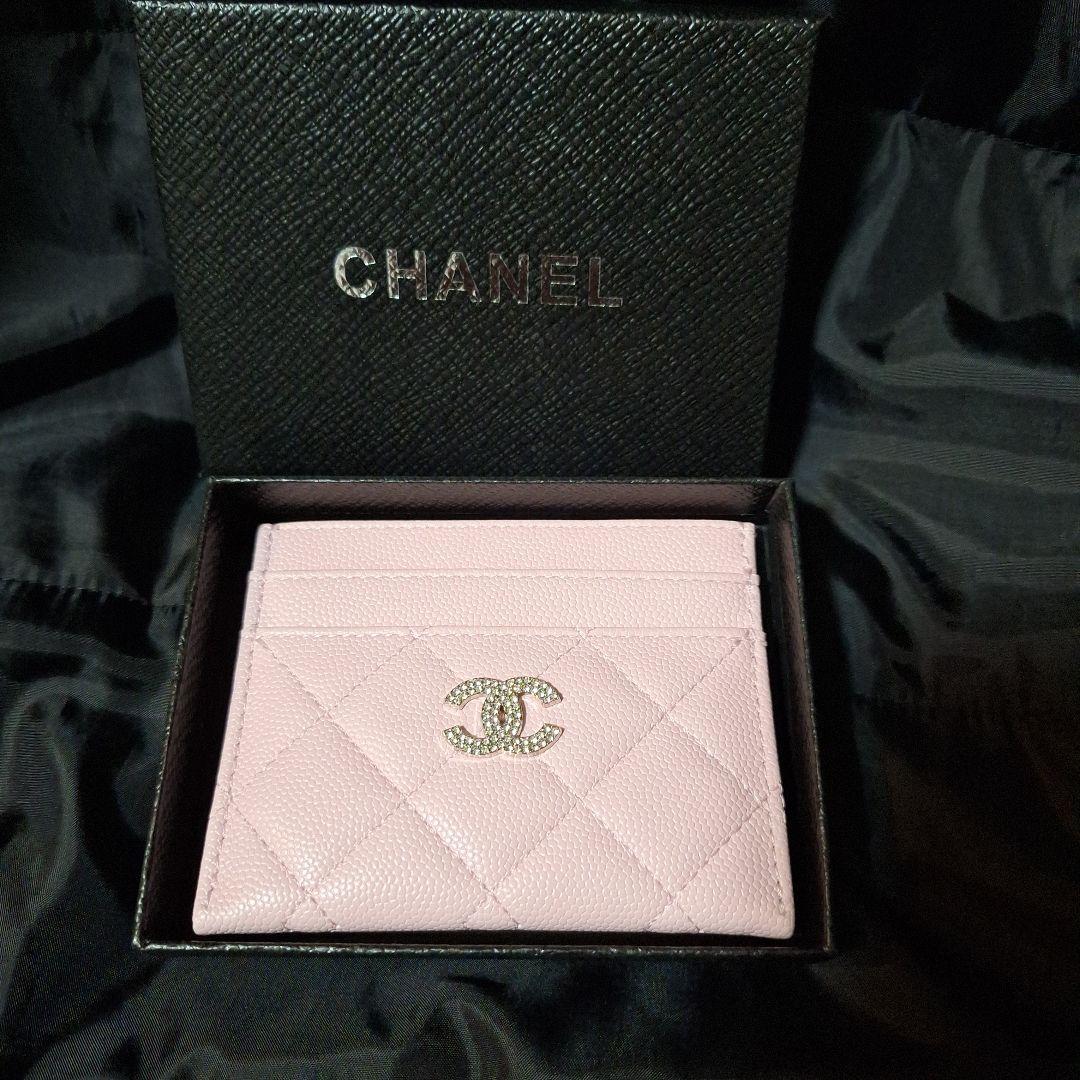 新品❣️ラスト CHANELキルティングカードケース ノベルティ♡ピンク箱付き
