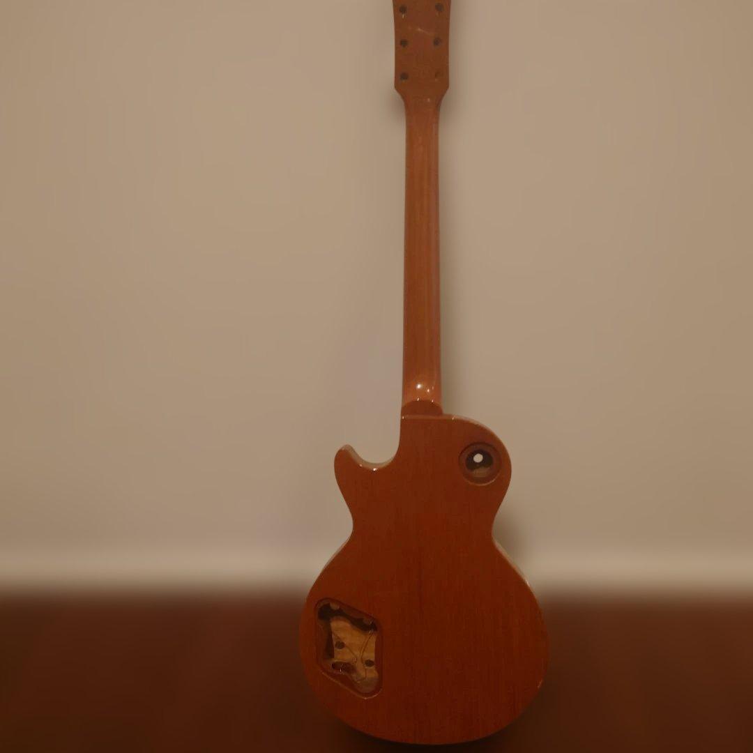 レスポールタイプ ミニギター ボディ＆ネック セット（全長約50cm）