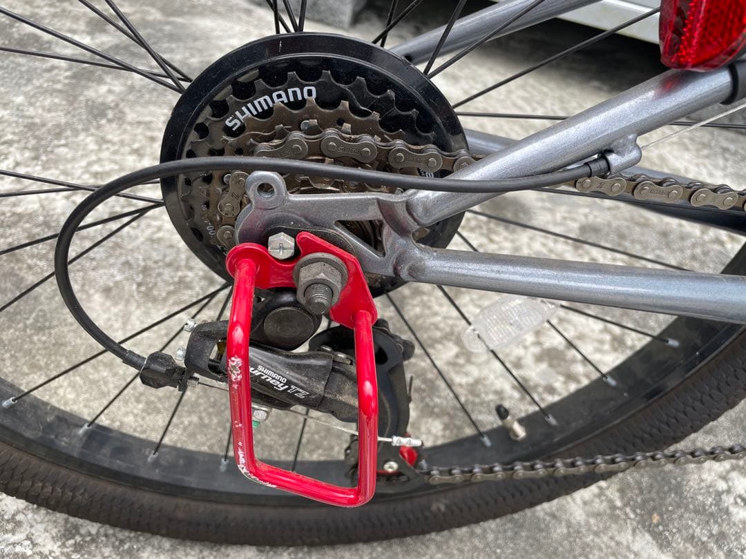 d.bike 24インチ 子供用自転車 グレー 6段変速