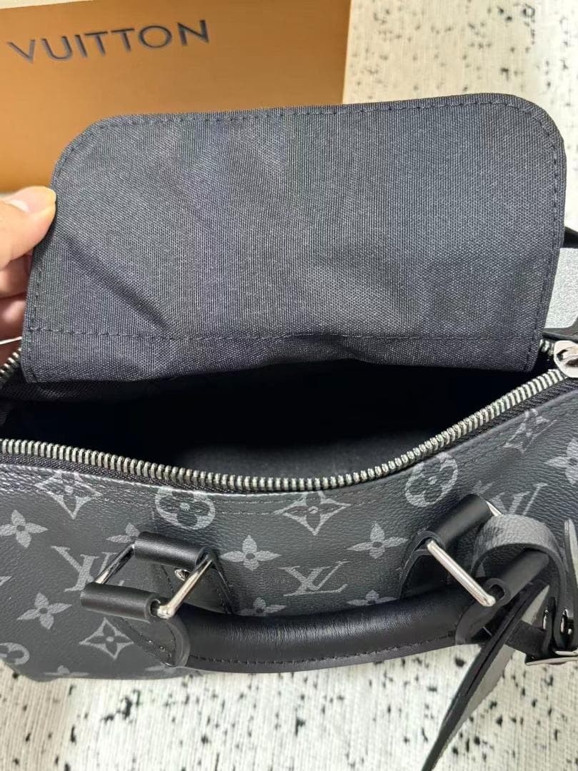Louis *V*uitton ボストンバッグ グレー~~~