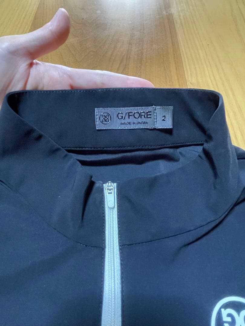 【超美品】G/FORE ジーフォアメンズシャツ接触冷感ブラック