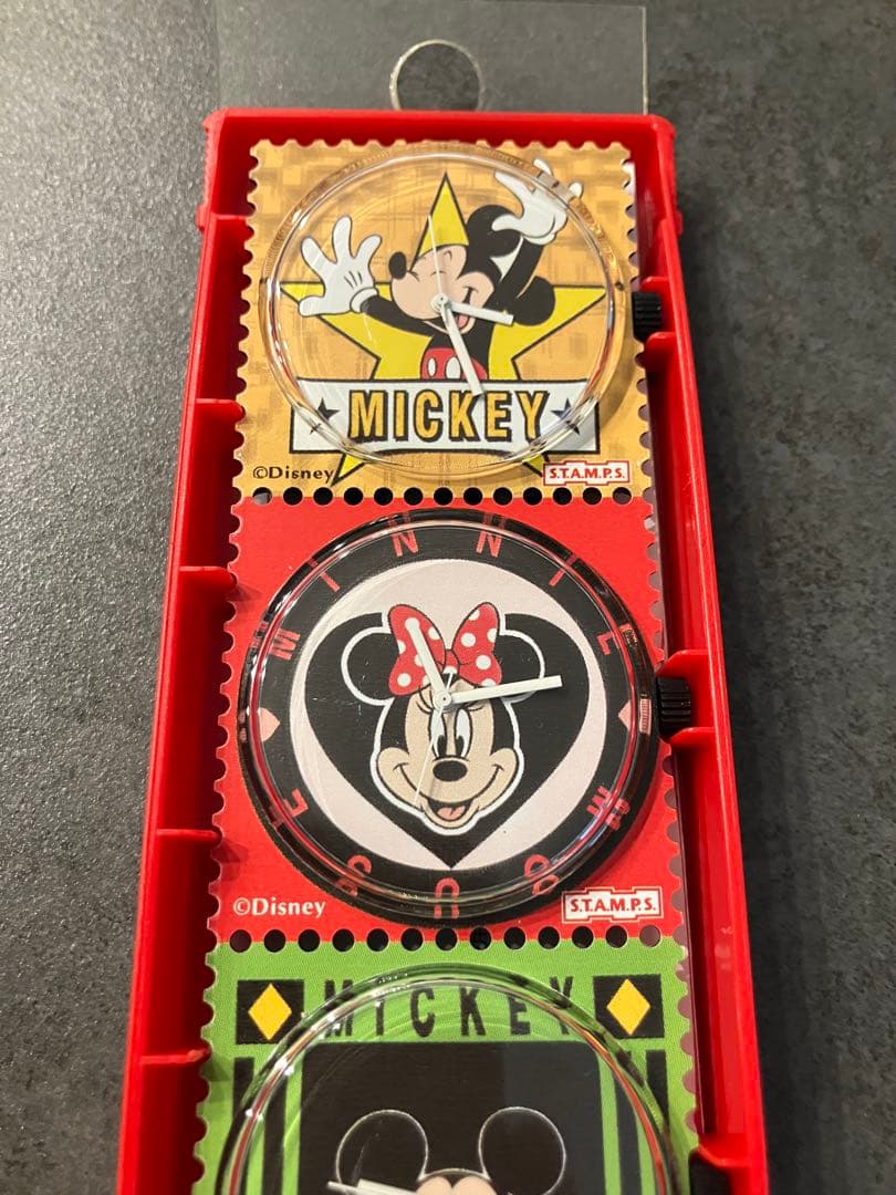 ディズニーストア S.T.A.M.P.S. スタンプス　時計　ミッキー ミニー