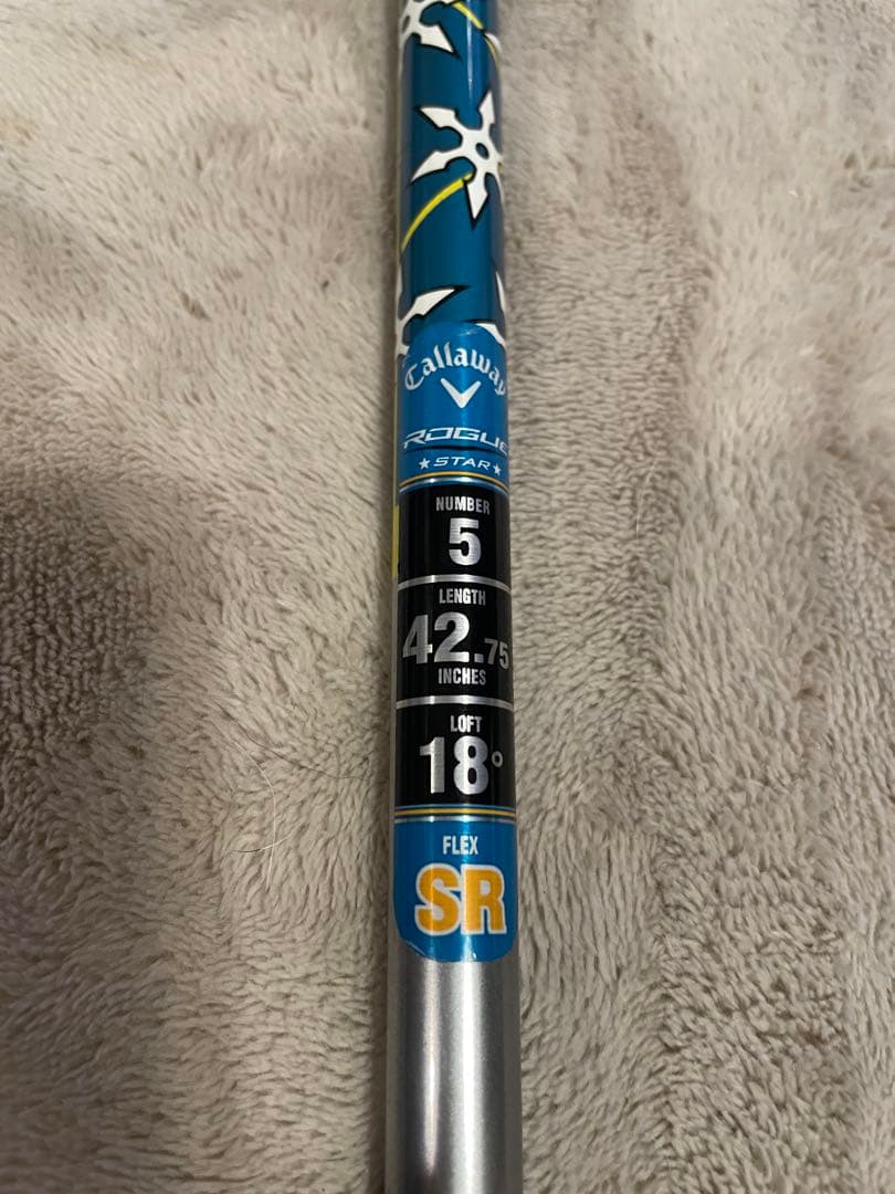 キャロウェイROGUE STAR　5Ｗ　18°FUBUKI SPEED STAR